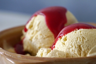 Namuose gaminti grietininiai ledai