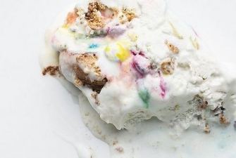 Крыжовничное мороженое с зефиром